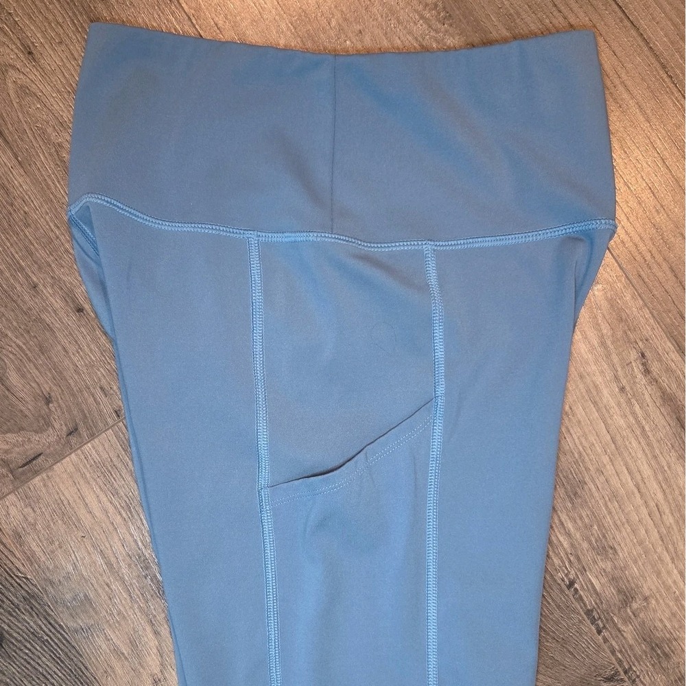 American Eagle The Everything Pocket Legging Womens M Regular Blue High Rise AE - Picture 6 of 6